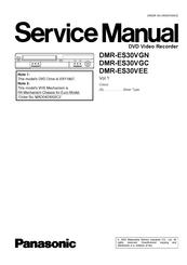 Panasonic DMR-ES30VEE Service Manual