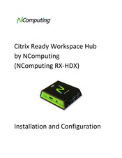NComputing RX-HDX Installation And Configuration Manual