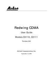 Airlink101 Redwing CDMA Series User Manual