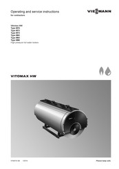 Viessmann Vitomax HW M94 Operating And Service Instructions