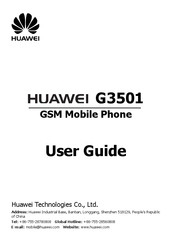 Huawei G3501 User Manual