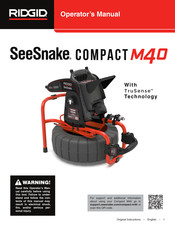 RIDGID SeeSnake Compact M40 Operator's Manual