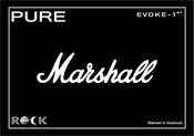 PURE Marshall Evoke-1 XT Owner's Manual