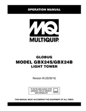 MULTIQUIP GLOBUG GBX24S Operation Manual