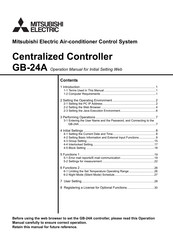 Mitsubishi Electric GB-24A Operation Manual