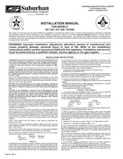 Suburban NT-12S Installation Manual