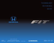 Honda Fit EV 2014 Technology Reference Manual