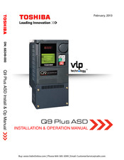 Toshiba VLP Technology Q9 Plus Installation & Operation Manual