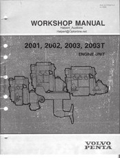Volvo Penta 2003T Workshop Manual