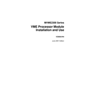 Motorola MVME2302 Installation And Use Manual