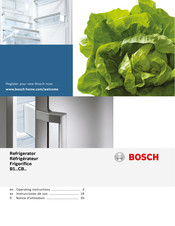 Bosch B1.. CB SERIES Operating Instructions Manual