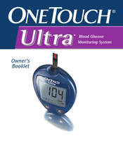 OneTouch OneTouch Ultra Owner's Booklet