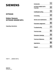 Siemens SITRANS WM300 MFA Operating Instructions Manual