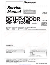 Pioneer DEH-P4300RX1N/EW Service Manual