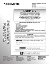 Dometic DMH1072 Operating Instructions Manual