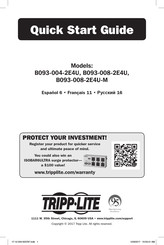 Tripp-Lite B093-008-2E4U-M Quick Start Manual