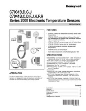 Honeywell C7041D IMMERSION Product Data