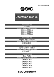 SMC Networks EX245-SPN2A Operation Manual