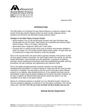Atwood 85-I 16-20 Service Manual