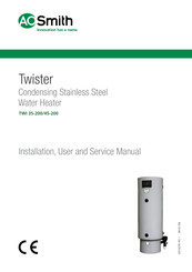A.O. Smith TWI 35-200 Installation, User And Service Manual