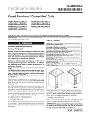 Trane 4NXCB036AC3HCA Installer's Manual