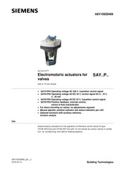 Siemens Acvatix SAY81P03 Manual