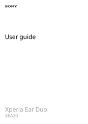 Sony Xperia Ear Duo XEA20 User Manual