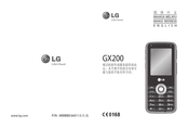 LG GX200 User Manual