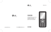 LG GM200 User Manual