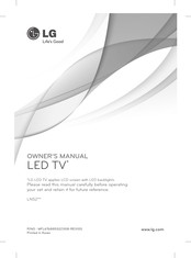 LG 42LN52 Series Owner's Manual