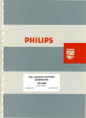 Philips PM 5508 Operating Manual