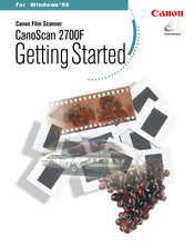 Canon CanoScan 2700F Getting Started