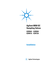 Agilent Technologies 6850 GC Install Manual