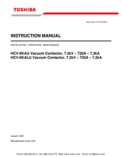 Toshiba HCV-6KALU Instruction Manual