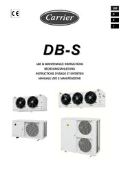 Carrier DB-S Series Use & Maintenance Instructions