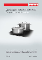 Miele KM 6669-1 Operating And Installation Instructions