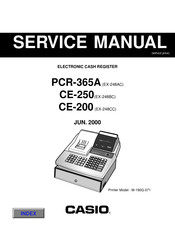 Casio PCR-365A Service Manual