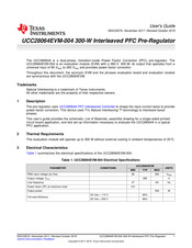 Texas Instruments UCC28064EVM-004 User Manual