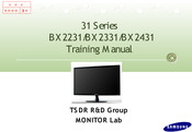 Samsung SyncMaster 31 Series Training Manual
