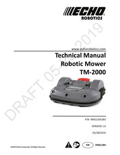 ECHO TM-2000 Technical Manual