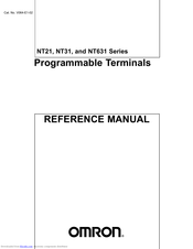 Omron NT631 Series Reference Manual