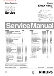 Philips EM5A NTSC Service Manual