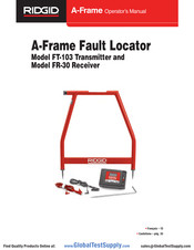 RIDGID A-Frame Fault Locator Operator's Manual