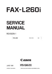 Canon Fax-L260i Service Manual