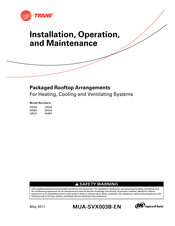 Trane AHAA Installation, Operation And Maintenance Manual