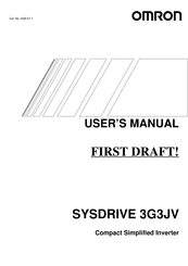 Omron SYSDRIVE 3G3JV-AB007 User Manual