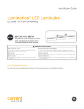 Ge Lumination Current LEL Series Installation Manual