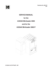 Kodak Miniloader 2000 P Service Manual