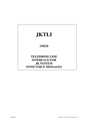 Aiphone JKTLI Operation Manual