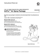 Graco AirPro 237409 Series B Instructions-Parts List Manual